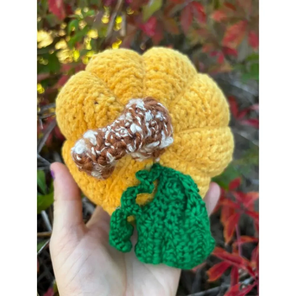 Set of 3 Handmade Pumpkin Plushie Throw Pillows, Cottagecore, Cozy Fall Accents